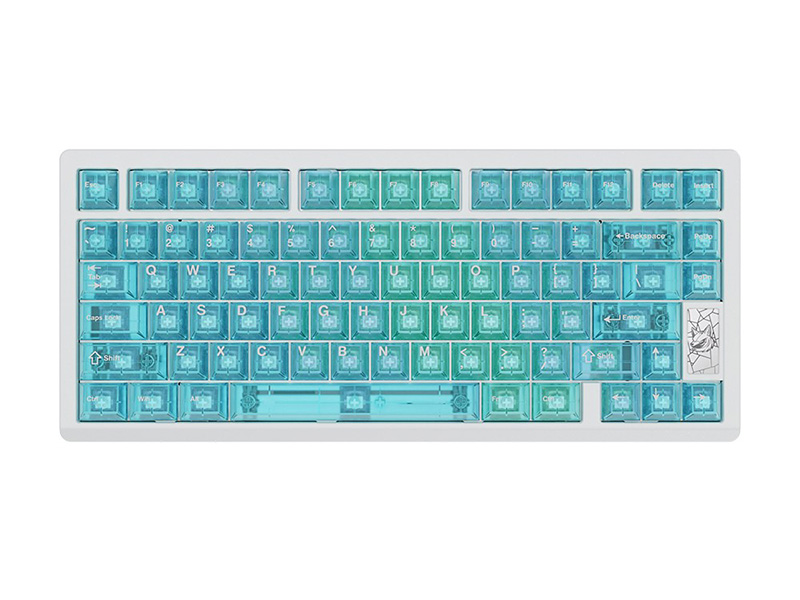 watch_akiba's tweet image. 更新：Chilkeyのラピトリキーボード「Slice75 HE」にWS Fluxスイッチ搭載モデル、半透明キーキャップ採用 akiba-pc.watch.impress.co.jp/docs/news/news… #ゲーミングキーボード #Chilkey