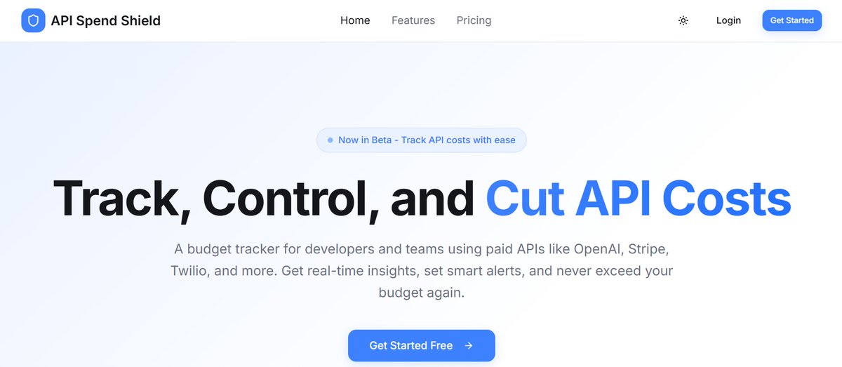 Kaifshaikh96's tweet image. Updates on API Spend Shield 💡
Tech: Spring Boot + React + MySQL
Still a work in progress
focusing on UI & backend integration
Sharing updates as I build.
open to feedback & connecting with devs, founders & recruiters 👋
#Java #SpringBoot #SaaS #buildinpublic #IndieHackers