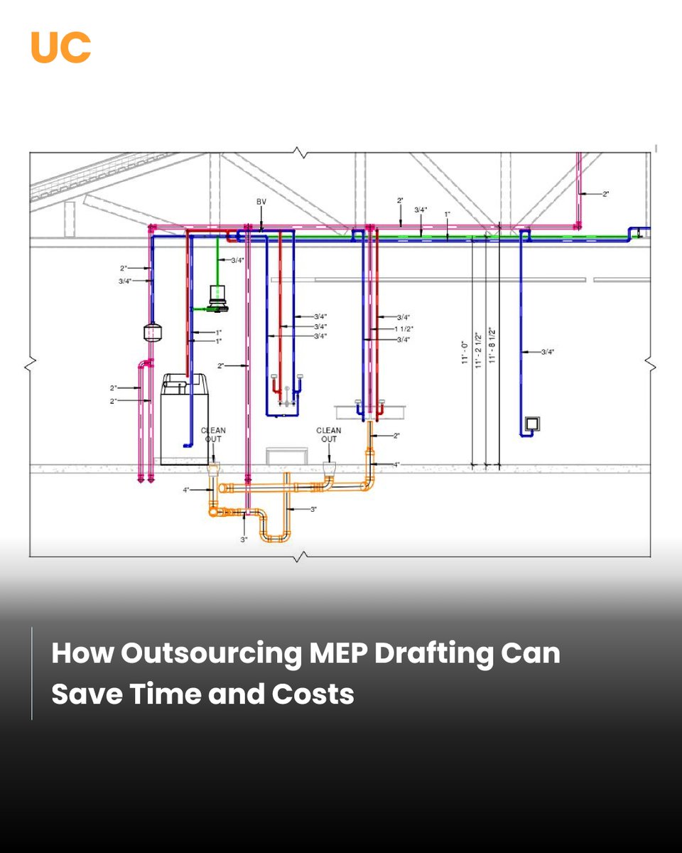 uniquescadd's tweet image. Outsourcing MEP drafting services to a reliable team of service providers helps to accelerate the project pace, saves time and cost while ensuring precision in the process. 🏗️

➡️ To know more: bit.ly/4nenjE4

#mepbim #mepdraftingservices #mepbimdrafting  #bimdrafting