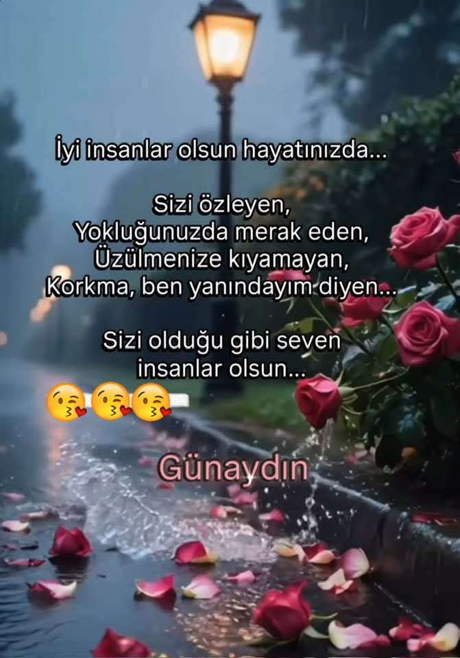 Günaydın hayırlı sabahlar