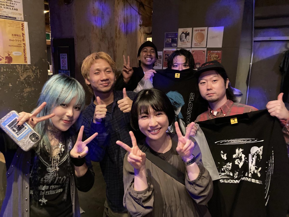 cattle_info's tweet image. 昨夜はライブありがとうございました！Slowwves最高でした！
今夜のライブも絶対に行くべし！
Go or Die！！