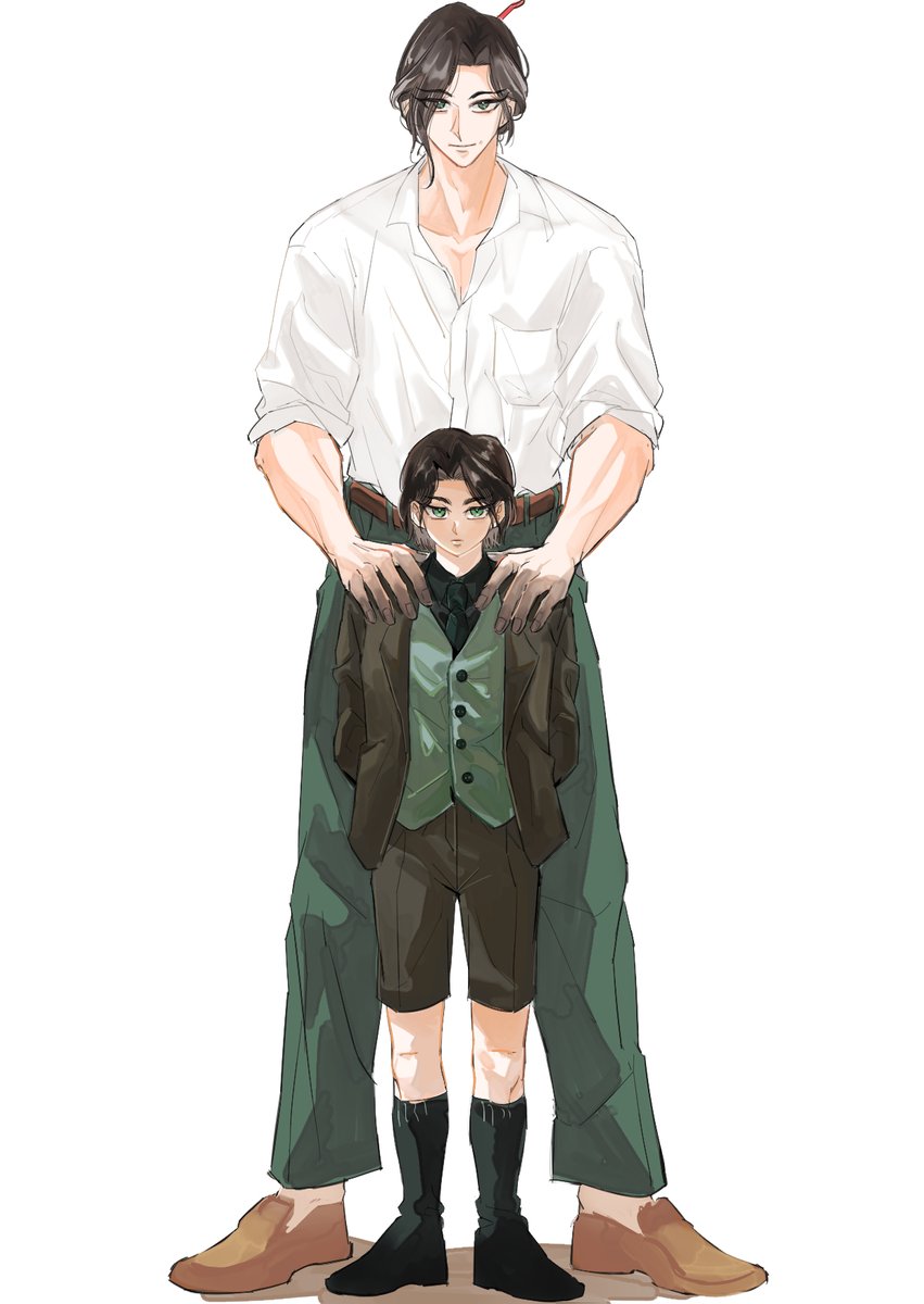 할아부지랑 큰형의 아들의 손자의 증손자의 고손자의