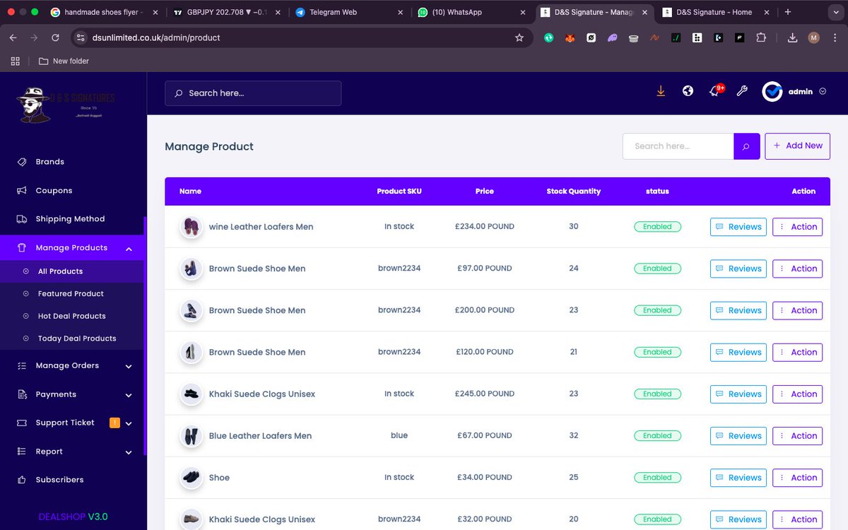 geekdezign's tweet image. Product Listing on Website for UK client