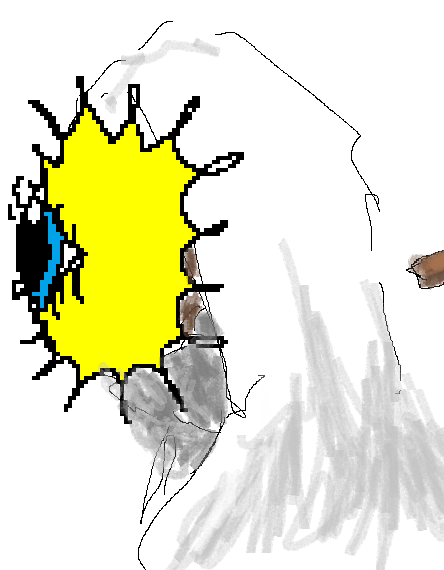 saw God depicted like this in a 90s christiancartoon