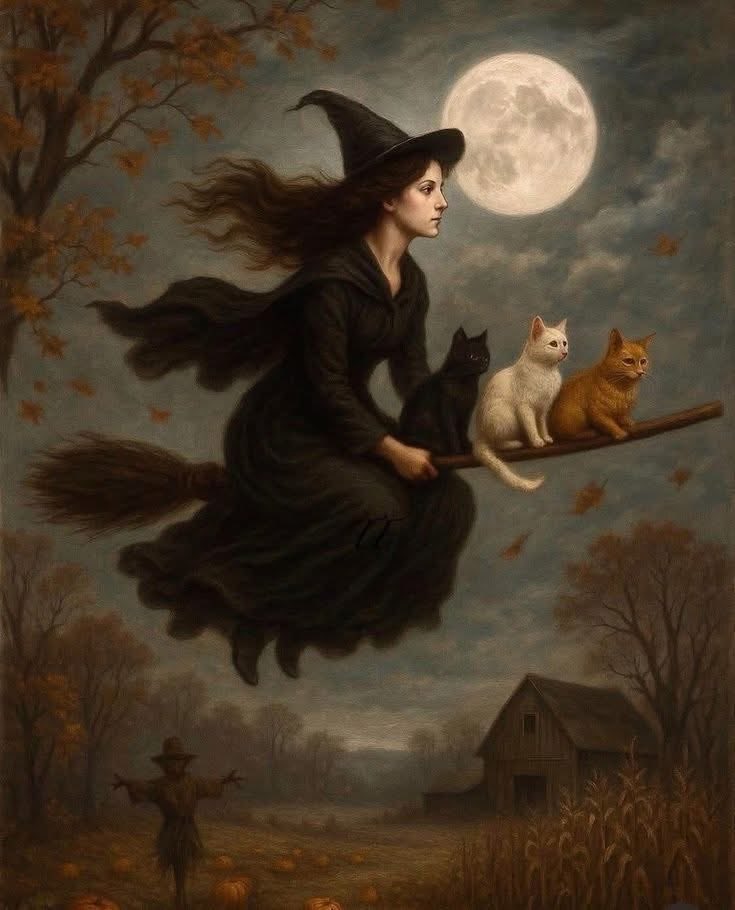 RubyFaesRealm's tweet image. โWitch and her Familarsโ
Art by ~ David Hollis