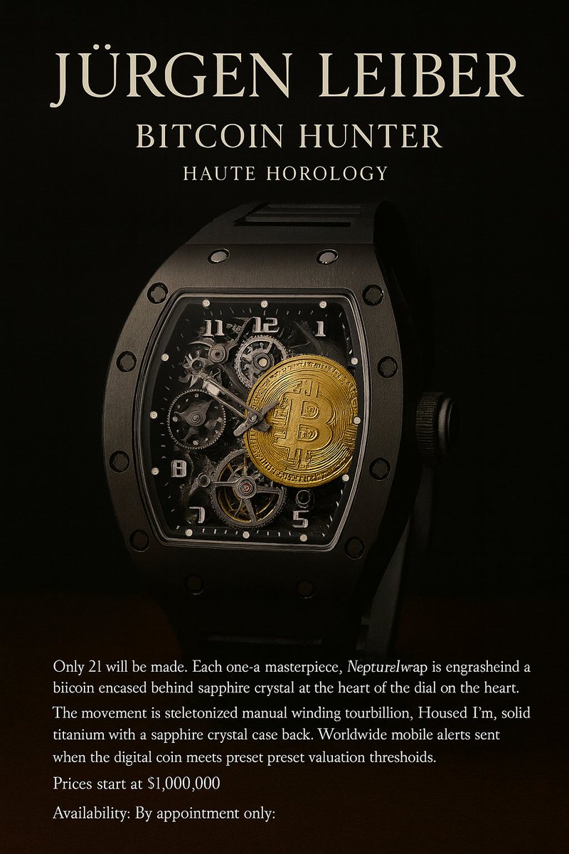 The idea of spending 10 BTC for this watch is insane. I guess Saylor can  afford it, however.