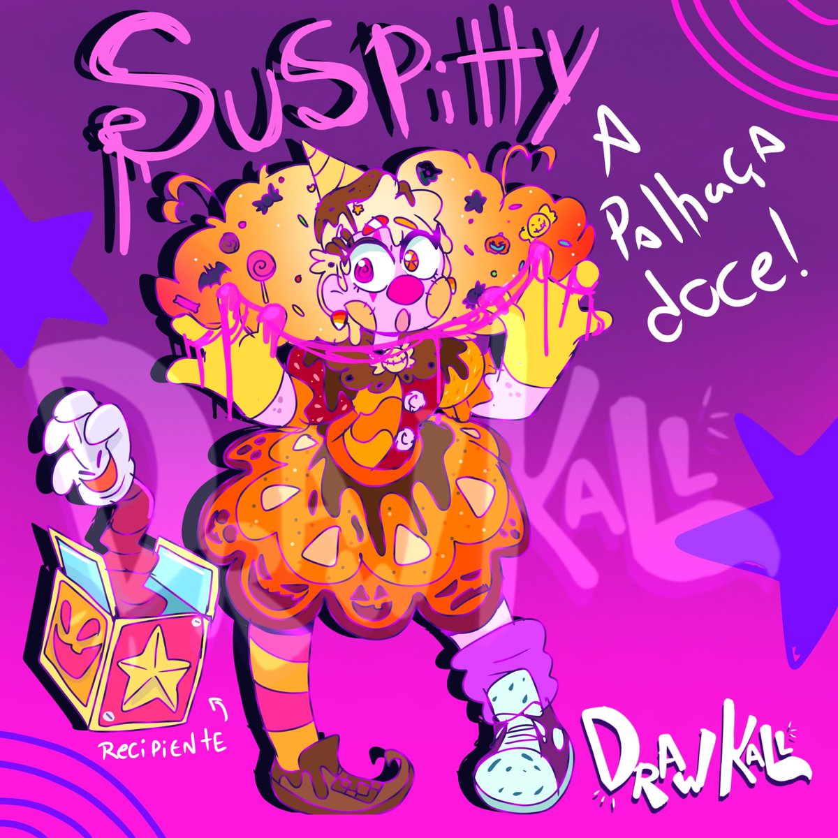 Draw_kall_ofc's tweet image. Uma oc de halloween
