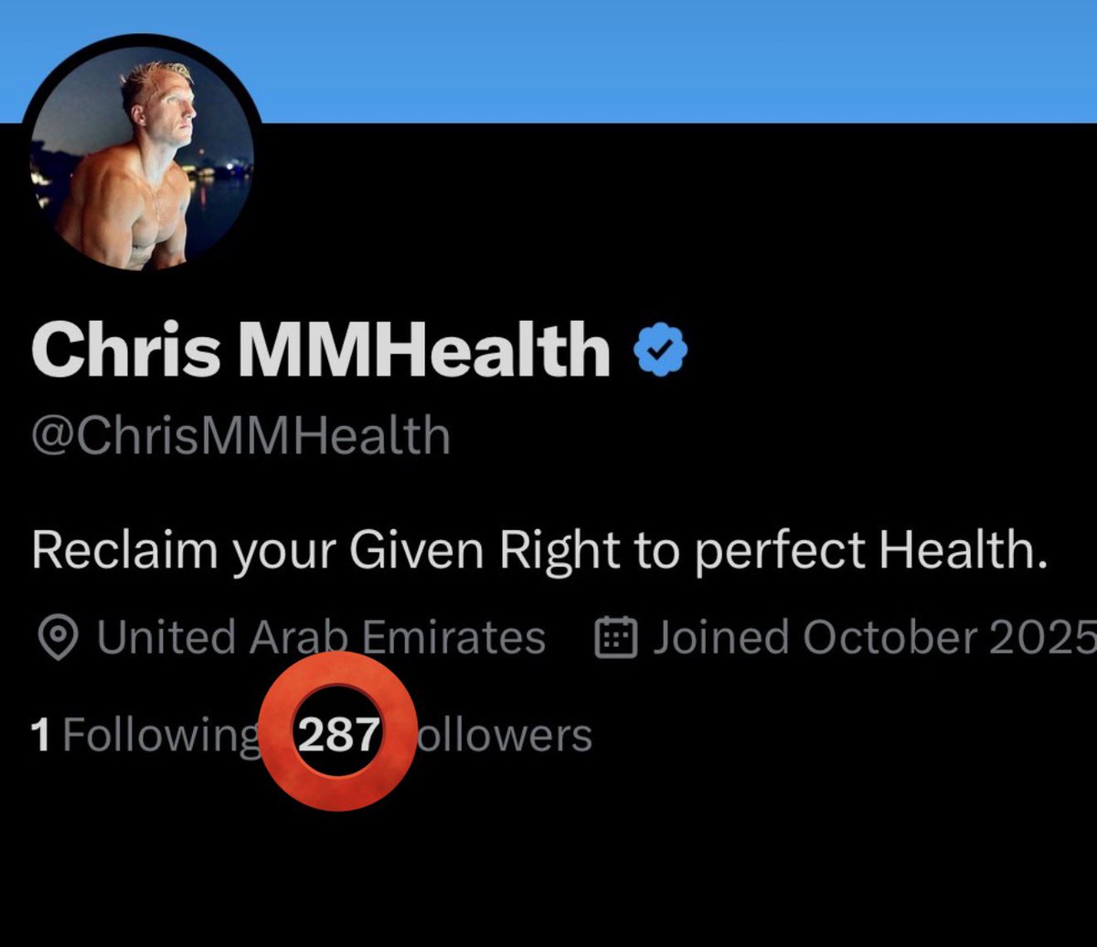 I will give away $1’000 to one of my first 10’000 followers on my new Account, who

- likes &amp; reposts THIS post here
- follows <a href="/ChrisMMHealth/">Chris MMHealth</a>! [click &amp; follow]