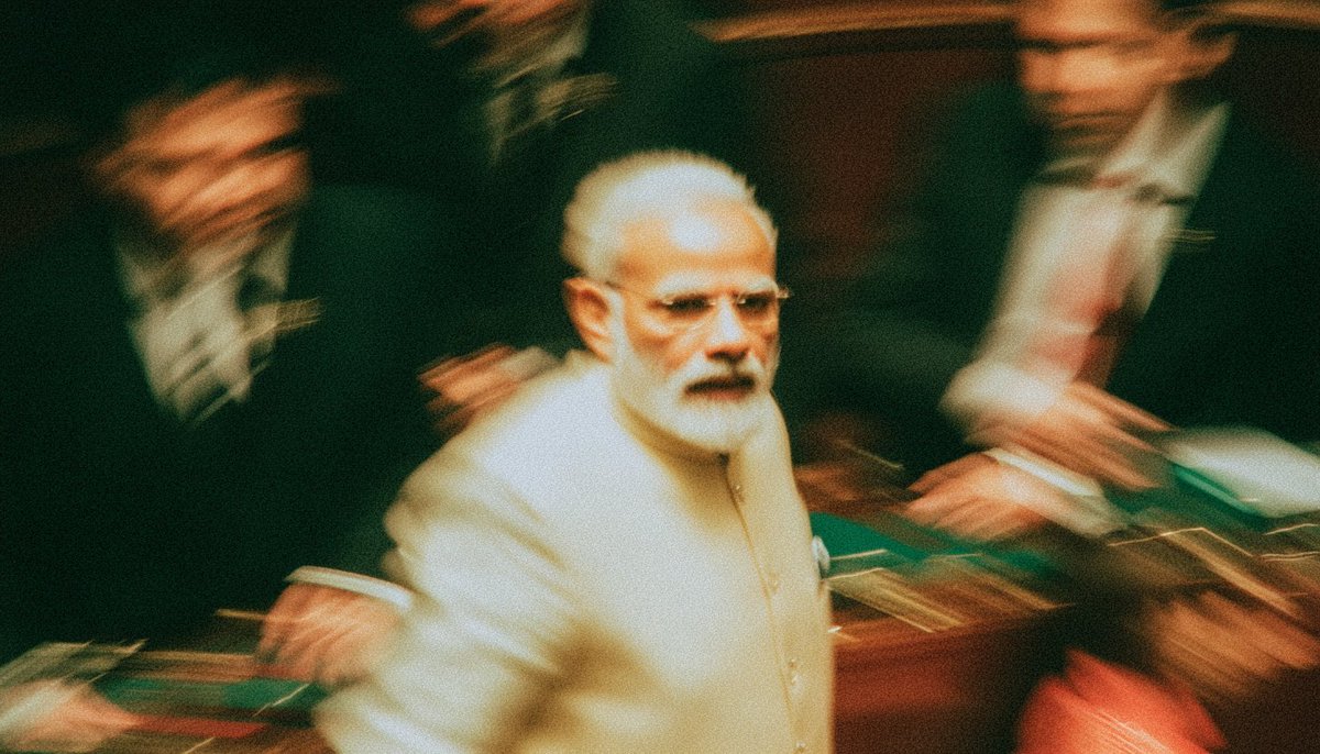 chakravartiin's tweet image. The government just stole your EPF money overnight and you&apos;re blackpilling anon? I mean why even return the 75% after 12 months? Just make another statue of your prophet with it. Who cares about employees? They can starve or commit soduku small price to keep congress out of…