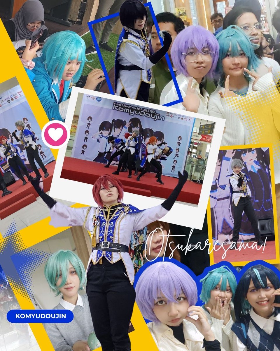 assemblestarsid's tweet photo. Otsukaresamadeshita, Produsyaaa!!!✨

Terima kasih para Enstarries yang sudah datang meramaikan gathering kemarin di Komyudoujin by Wibu Baleendah!

Sampai jumpa di gathering selanjutnya!~

#ensemblestars #assemblestars #enstarsgathering https://t.co/jDb08UMK8h