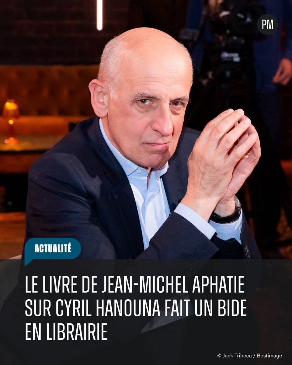 platinium230's tweet photo. Étonnant non ?! Bastringue !

Malgré le buzz médiatique et le titre explosif "T'es une merde, frère. Signé Hanouna", l’essai publié le 18 septembre peine à trouver son public : moins de 2 000 exemplaires vendus en 2 semaines. 😬

#JeanMichelAphatie #CyrilHanouna #Livre #Bide #Librairie #Actualité #Essai #Flop #Buzz #Media