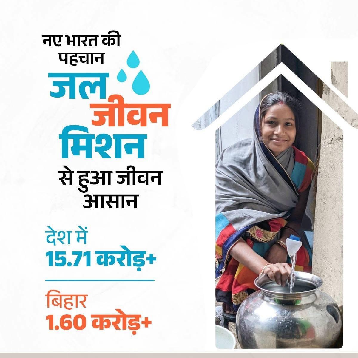 mudit_shejwar's tweet image. गरीबों की जिंदगी बदल रही है मोदी सरकार!
​देखिए, बिहार में हुए अभूतपूर्व बदलाव की तस्वीर:
​🏠 पक्के आवास: 49 लाख+
​💧 पेयजल कनेक्शन: 1.60 करोड़+
​🛡️ आयुष्मान कार्ड: 4 करोड़+
​मोदी सरकार का फोकस: हर गरीब का विकास!

#muditshejwar #narendramodi