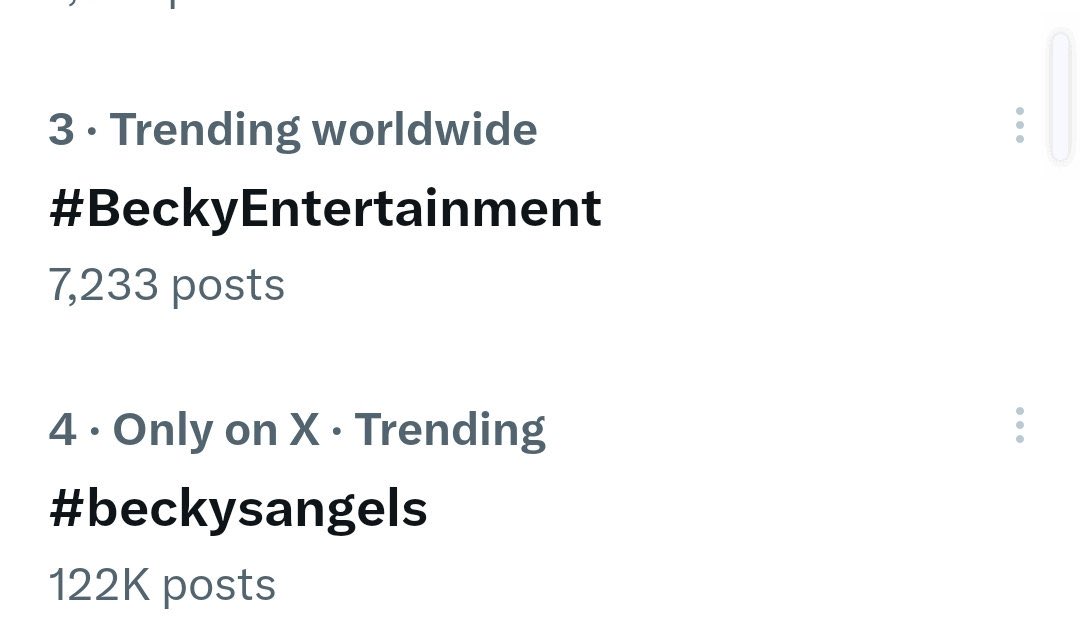 BECKYTRENDLAB's tweet image. #beckysangels
Hashtag: 
No.4 🌐  trending now
#beckyentertainment
No.3 🌐  trending now

@beckyentofc  @AngelssBecky 
BECKY ENTERTAINMENT
#BeckyArmstrong