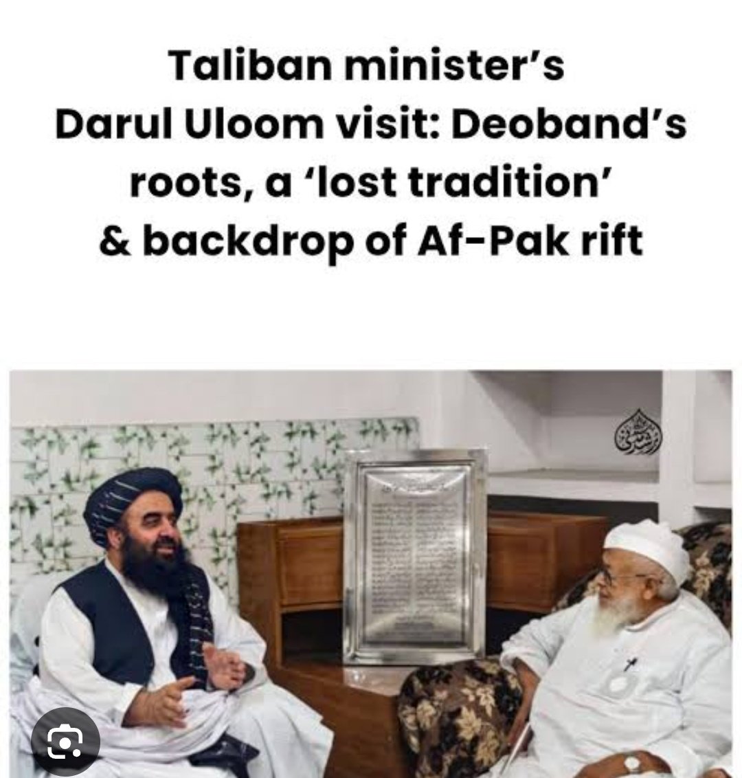 Sameera20096151's tweet photo. Muttaqi’s visit to Darul Uloom Deoband isn’t just symbolic — it highlights centuries‐old Deobandi‐Afghan ties, India’s soft‐diplomacy route, and a step toward deeper engagement without formal recognition.
#IndiaAfghanistan #Deoband #SoftPower #Diplomacy #TalibanVisit #Religious https://t.co/tqIO2ZVgoV