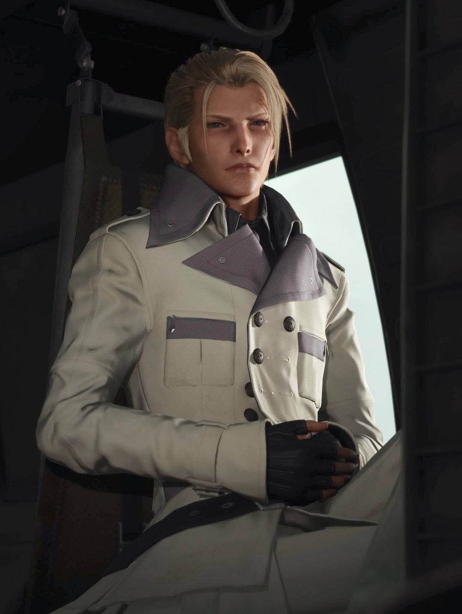 Proud and proper. 🤍 #RufusShinra