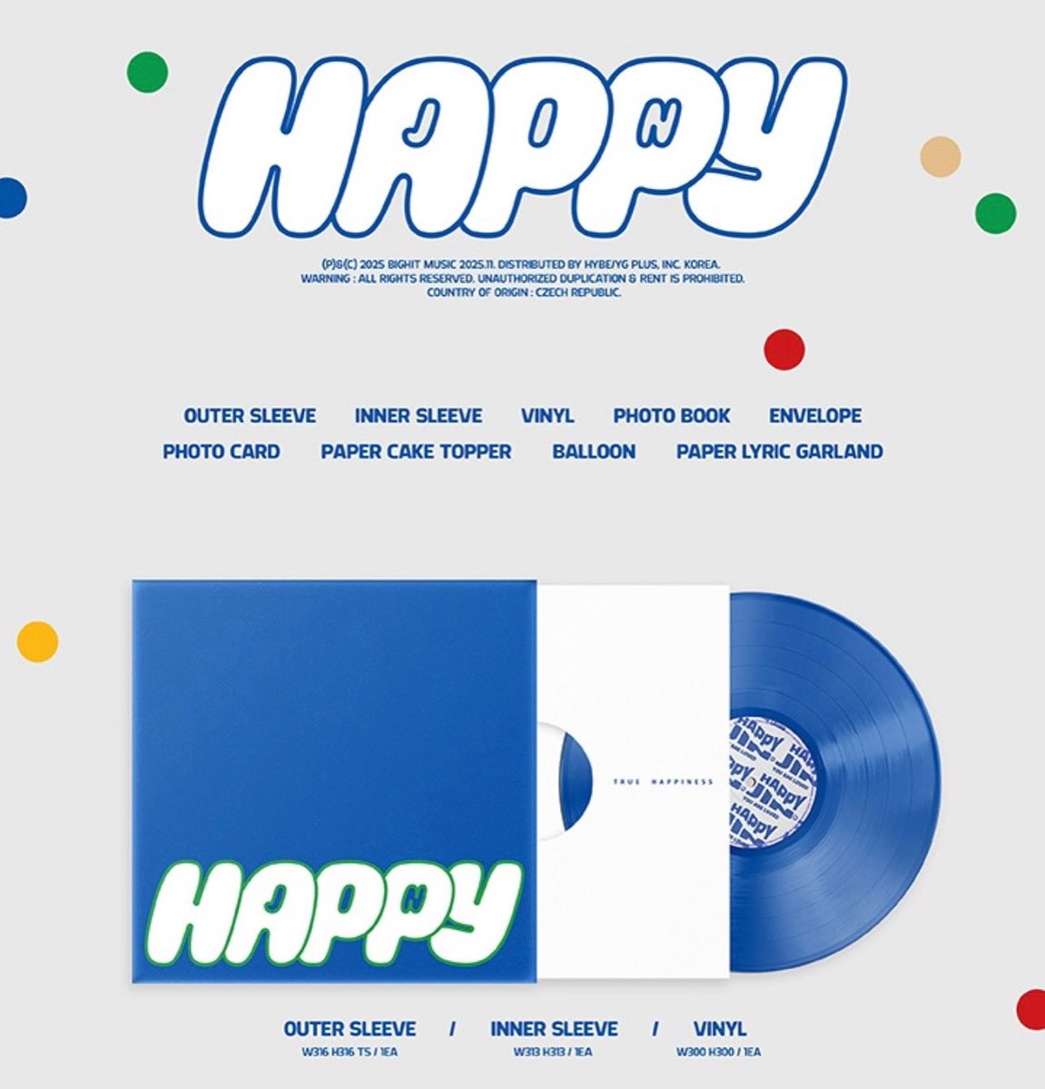 #SDPH_𝐏𝐑𝐄𝐎𝐑𝐃𝐄𝐑

𝐁𝐓𝐒 𝐉𝐢𝐧 𝐇𝐚𝐩𝐩𝐲 𝐀𝐥𝐛𝐮𝐦 𝐋𝐏 (𝐕𝐢𝐧𝐲𝐥)

₱2,950 + lsf

₱500 DP PAYO per item
BAL ONCE IN PH
5-8 wks ETA
Release: starts Nov 14

Reply/ DM to order