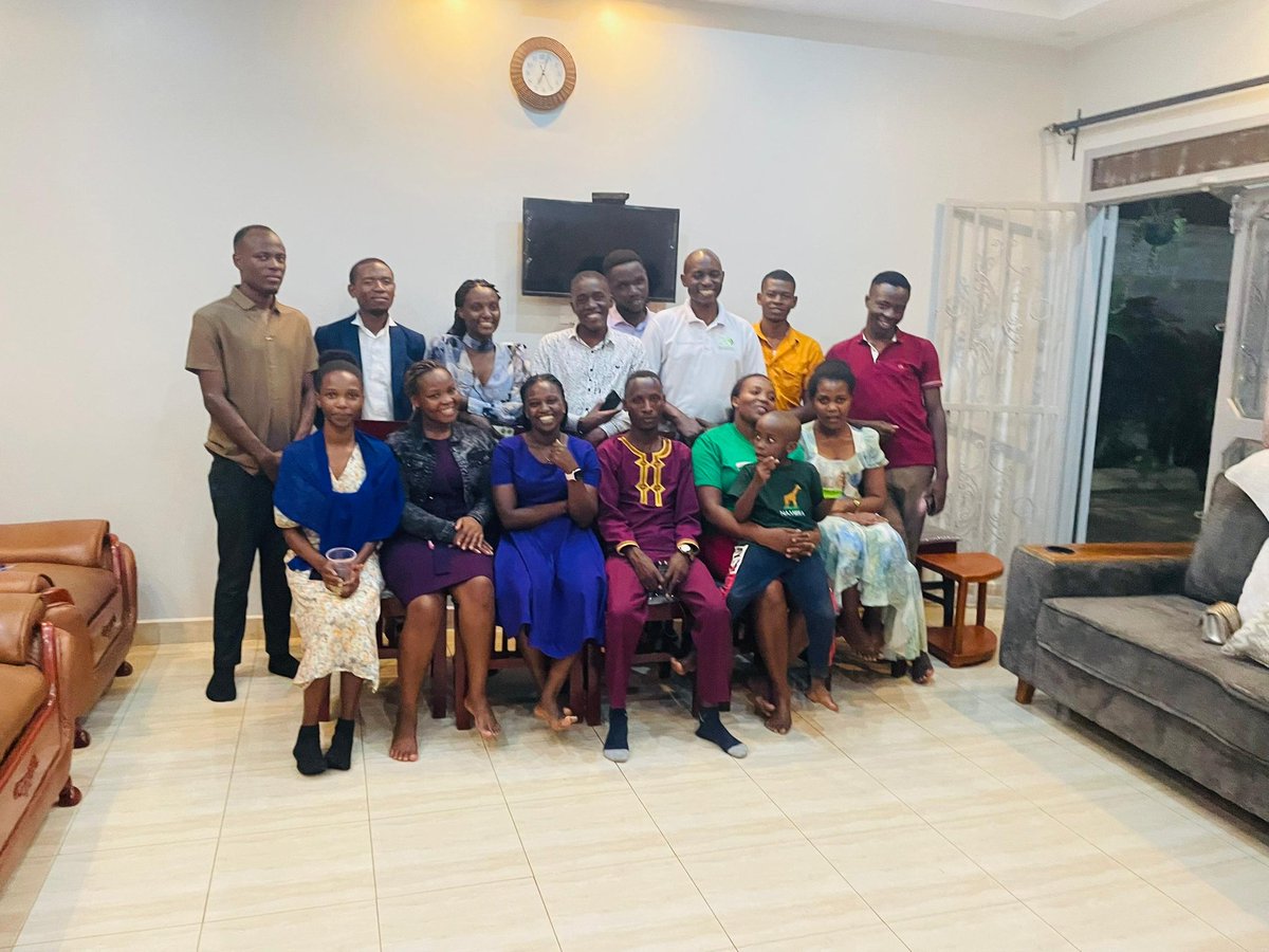 Last Sunday part of our team visited one of our elders Mr. Sabiti Benard and we were welcome, we had a good time with him and his family and he shared with us words of wisdom. We give all the glory to God.