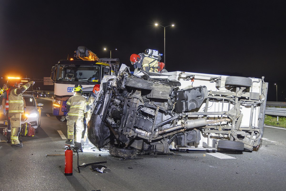 Vertraging door ongeval bij knooppunt A4/A9