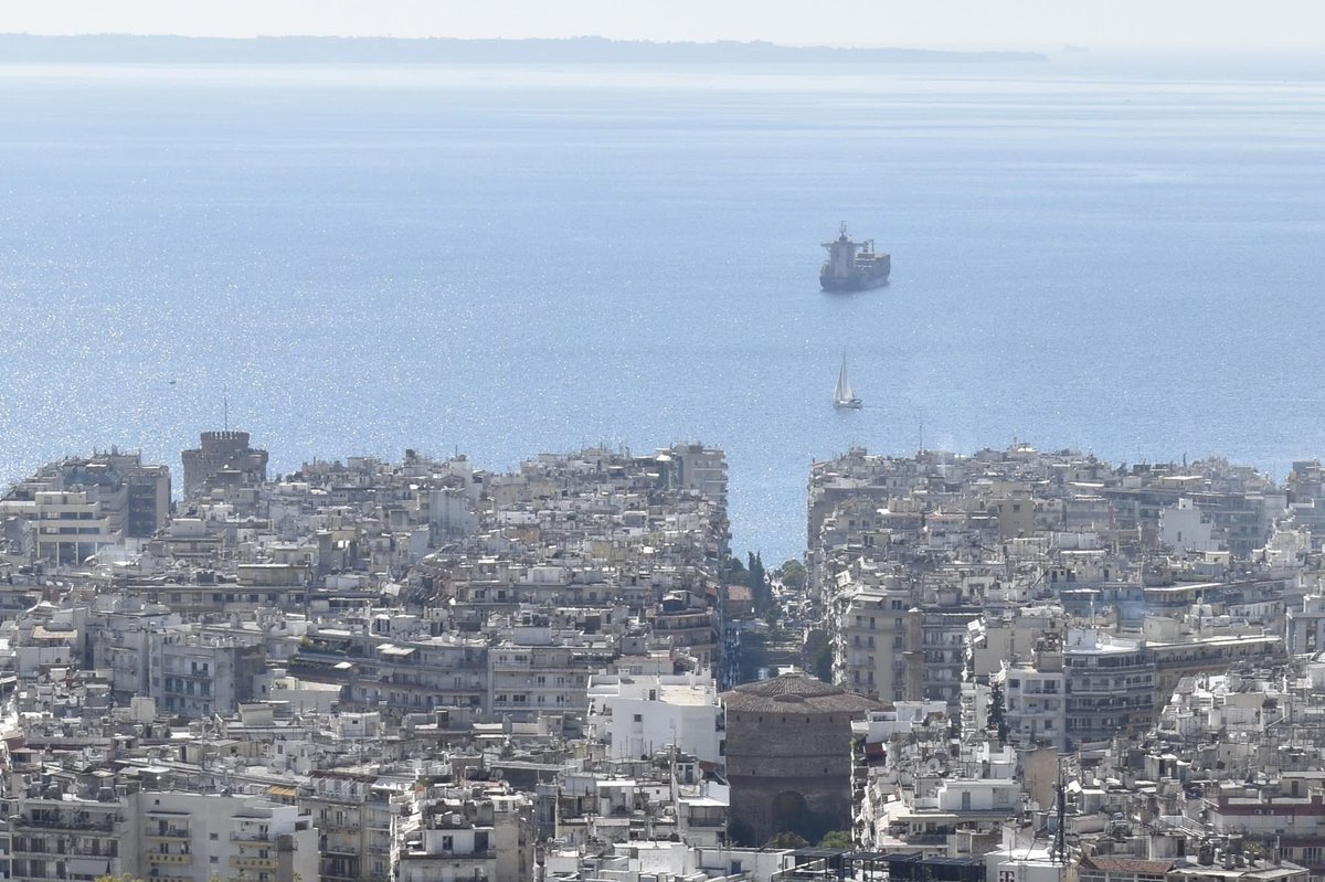 Καλημέρα…λήψη από τα κάστρα της Θεσσαλονίκης.