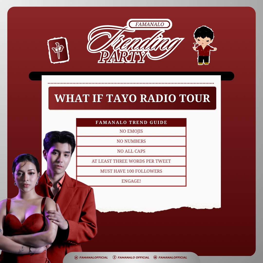 FaMANALO TRENDSETTER tweet media