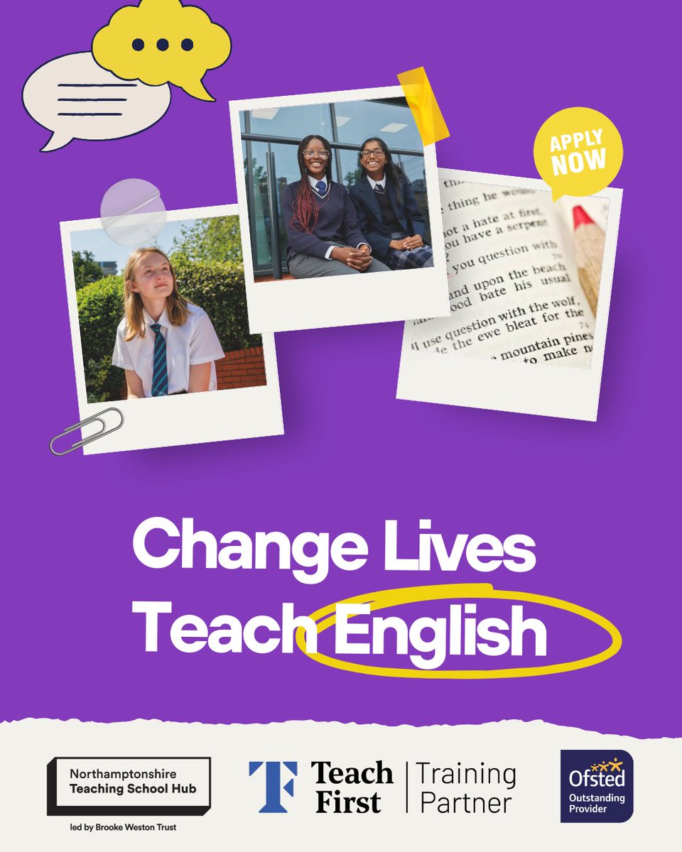 Train to Teach with Northants Teaching School Hub tweet media