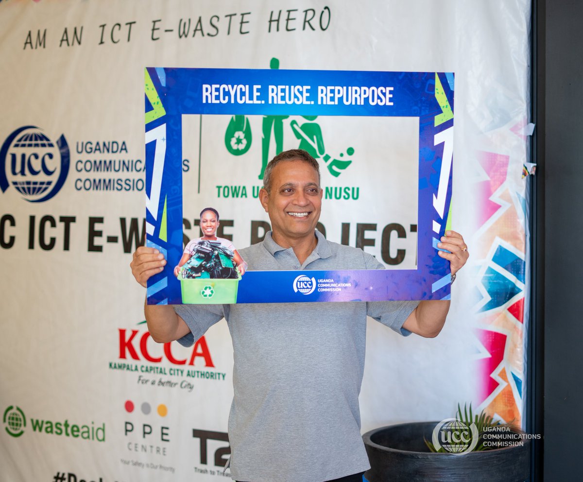 ConsumerUCC's tweet image. Today, we're commemorating International E-Waste Day 2025! We're excited to share updates on our ICT E-Waste collection pilot project & officially expand our scope nationwide! Let's work together towards a cleaner, safer Uganda.
#AnInclusiveDigitalEconomy
#EwasteManagement…