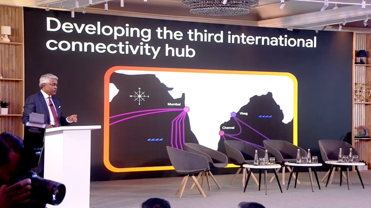 AP_CRDANews's tweet image. 🚀@googlecloud has  formally announced &quot;1 Gigawatt #Google AI Hub&quot; in #Visakhapatnam

🔹It Includes all AI Infrastructure, Sea Cable, #googlecloud facilites, Google Consumer Services Data Storage coming in #Vizag

#AndhraPradesh #InvestInAP #GoogleComesToAP