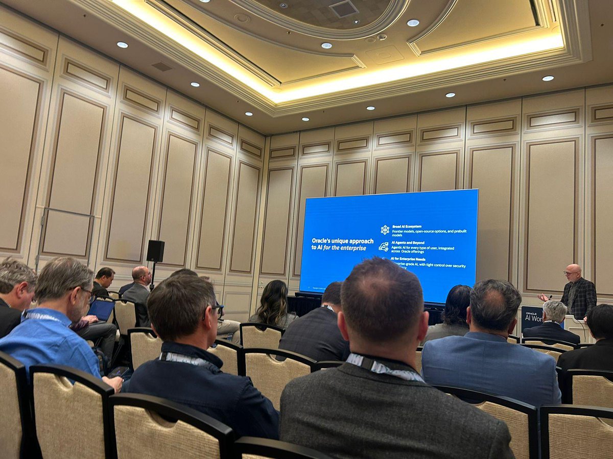 datavail's tweet image. Datavail is all set as #OracleAIWorld2025 kicks off today at The Venetian, #LasVegas! Day 1 begins with exciting conversations around #data, #cloud, &amp;amp; #AI. Great conversations exploring how Datavail is helping customers accelerate modernization and AI adoption.

#OracleAIWorld