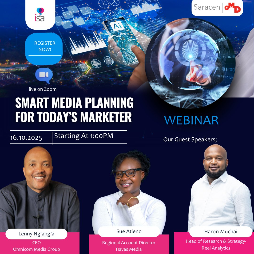 The media game has changed have you? 👀

Join our free webinar on 16th Oct and learn how to plan smarter in a mobile-first, AI-driven world.

🎓 Led by instructors from our upcoming Integrated Media Management with AI course.
Register now zoom.us/meeting/regist…