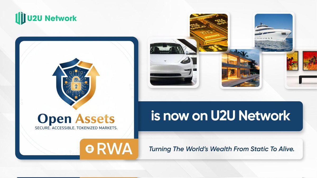 Gwills_digital's tweet image. Big news! @TheOpenAssets is joining @u2u_xyz 🎉 Born from VietBUIDL, SEA’s biggest hackathon ($4M prize pool by @ssid_ssid &amp;amp; AWS), their RWA tokenization protocol is bringing buildings, bonds, &amp;amp; more on-chain.