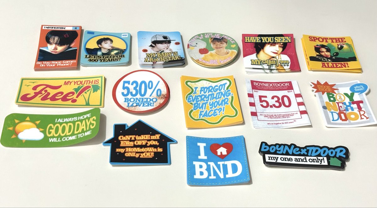 woons4gi's tweet photo. wts lfb 

530% BOYNEXTDOOR STICKERS stock sale

₱15 each

— open until stocks last
— dm to claim

t. anik anik stix bnd bonedo https://t.co/tOHcNWpAbI