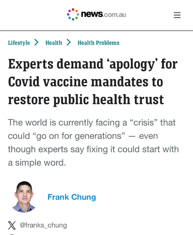 Start by ending all vaccine mandates.