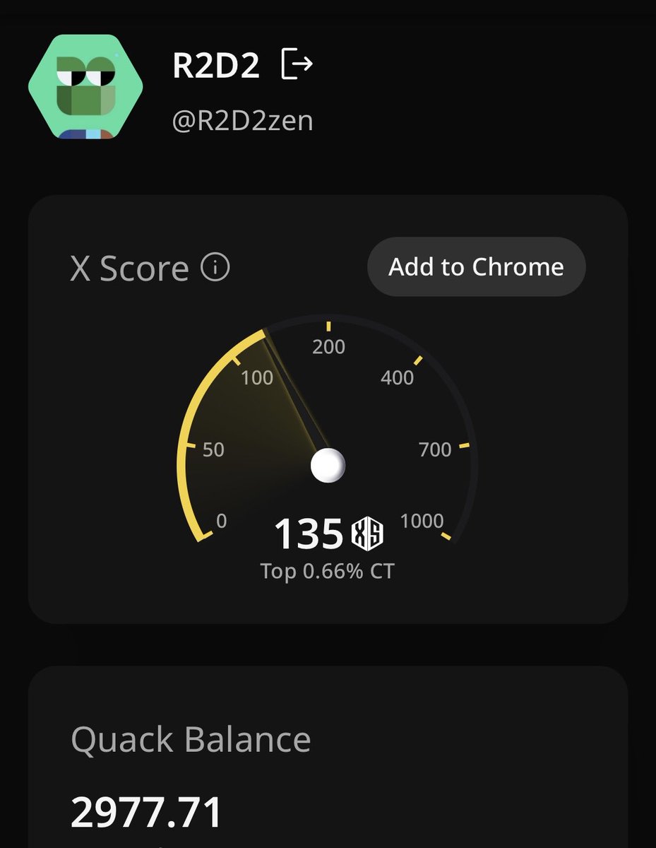 R2D2zen's tweet image. I just sold my 2977 quacks at a discount for $12.87 each. That’s a nice $38k profit. Not wife changing money, but I will take it.
WallChain should TGE soon. Make sure you add your wallets by tomorrow.
Once again, the Arbitrum OTC desk is the place to buy or sell stuff. For the…