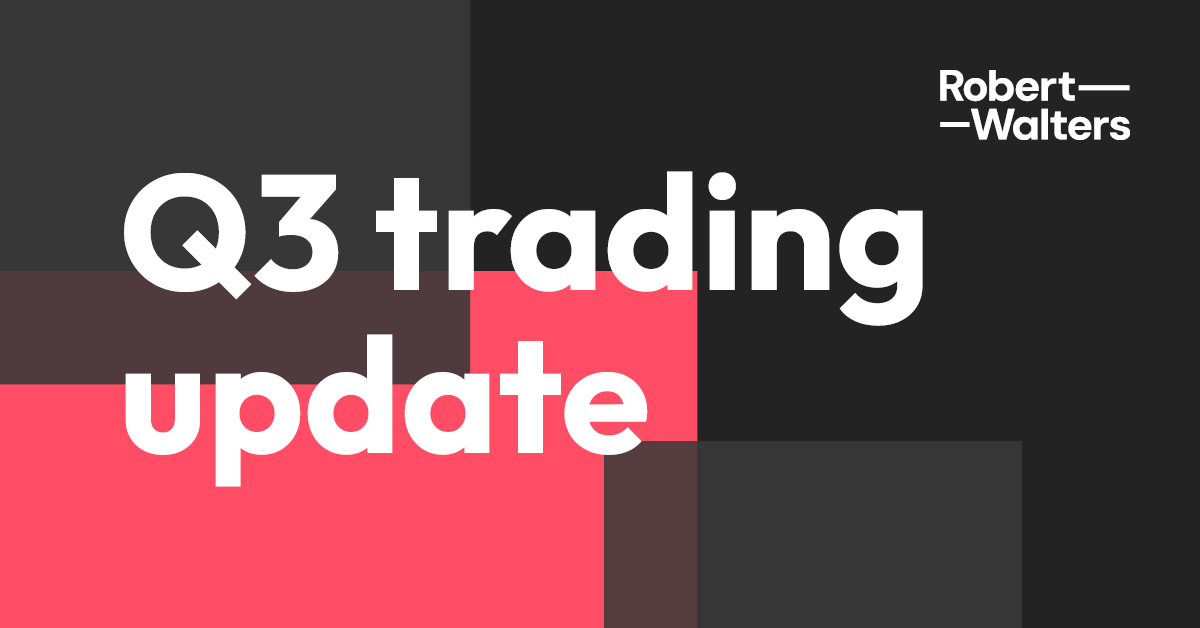 Our Q3 trading update is out. Despite challenging conditions, year-on-year fee income performance improved slightly vs Q2 and fee earner productivity is rising. More: orlo.uk/P8qVf #RobertWaltersResults