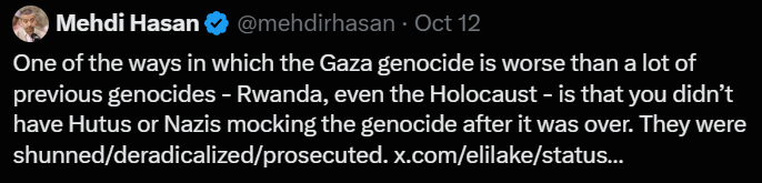 Noahpinion's tweet image. Mehdi spent all day screaming at people who didn't like his tweet, accusing them of stupidity, bad faith, etc.
But he deleted the tweet.