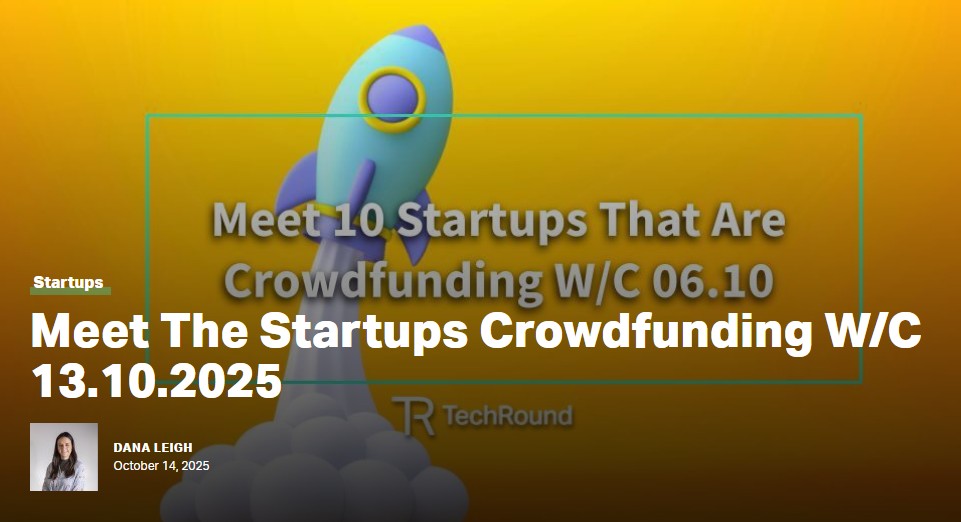 This week's <a href="/TechRoundUK/">TechRound</a> roundup of startups using #crowdfunding includes an app for investment data, electric scooters and hydrofoils, drones to protect Kenyan rhinos, pet #healthtech, pre-loved designer furniture, and tech to improve trust in charities. 
techround.co.uk/startups/meet-…