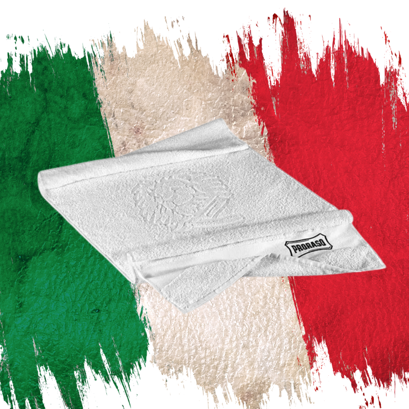 agent_shave's tweet photo. The Proraso shaving towel is the ultimate shave accessory for any wet shaver! Made with super soft 100% pure cotton with the Proraso logo beautifully embroidered.