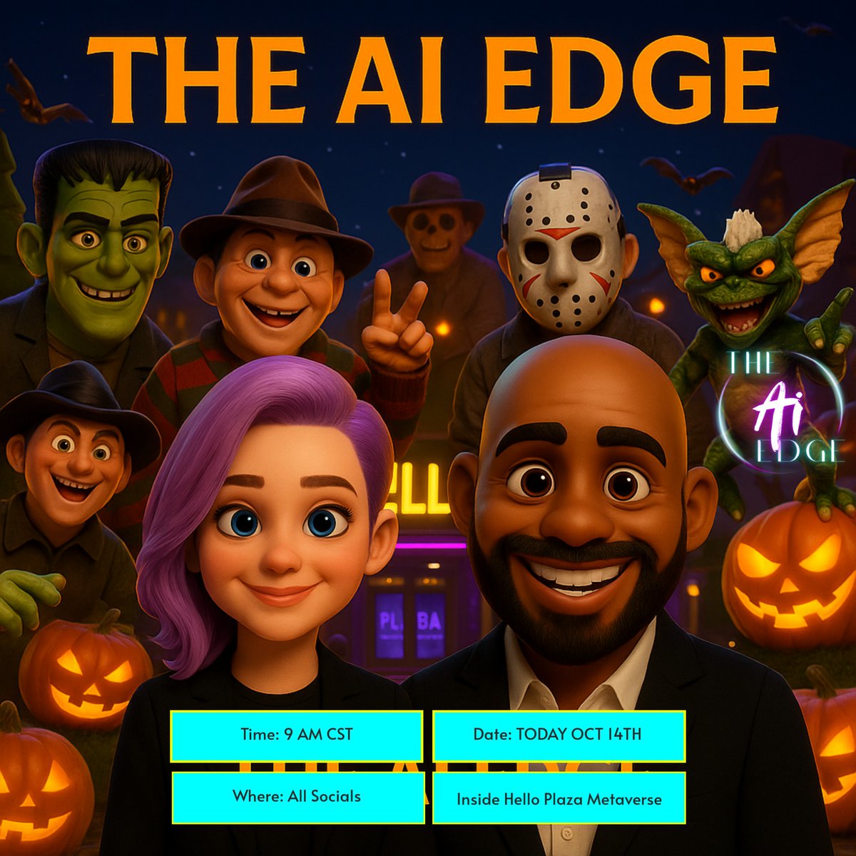 llc_hello's tweet image. 🚨 HAPPENING TODAY – THE AI EDGE SHOW @ 9AM CST! 🚨

💸 AI + TOKENIZATION: THE NEW FINANCIAL FRONTIER

🗓 Today — Tuesday, October 14th
⏰ 9:00 AM CST
📍 LIVE on all socials + inside the Hello Plaza Metaverse

#TheAIEdge #TheHelloLLC #AIForBusiness