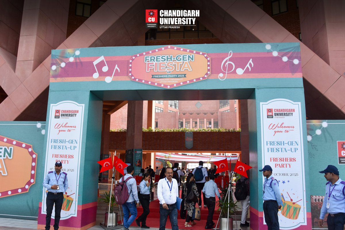 CUUttarPradesh's tweet photo. We’re halfway through an unforgettable celebration filled with creativity, talent, and unstoppable energy! 

From soulful Folk & Western Song Solos to expressive Mono Acting & Mimicry  CU-UP lit up with raw talent! 

#FreshGenFiesta2025 #CUUP #CampusLife #StudentTalent #FestSeason