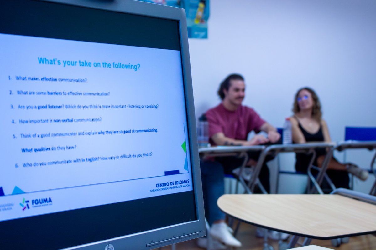 ¡Arranca el curso en #IdiomasFGUMA! Cerca de 300 estudiantes ya mejoran su inglés y francés en clases presenciales o por videoconferencia

👩‍🏫 Todos los niveles, profes nativos, grupos reducidos y créditos ECTS disponibles para la comunidad <a href="/InfoUMA/">Universidad de Málaga</a>

📌 ¡Aprende a tu ritmo!