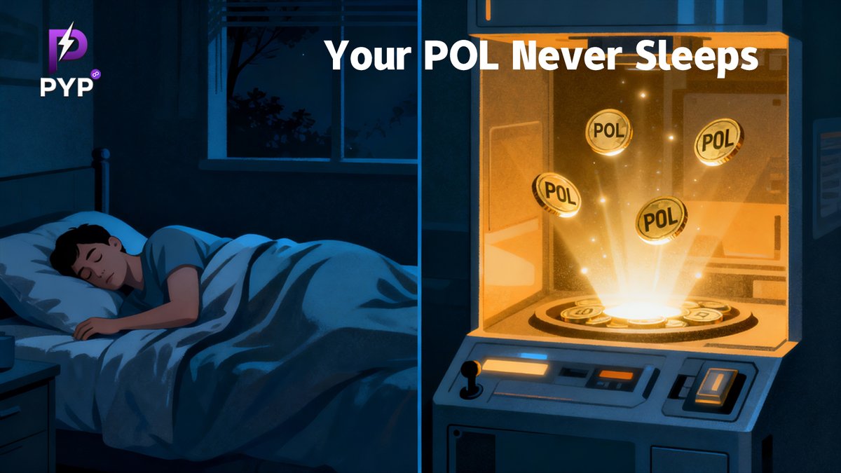 PYP_community_'s tweet image. You sleep. 😴
Your POL works. 💼
You wake up. 💎
That’s how simple PYP is — 24h cycle rewards, fully on-chain.
#PYP #Polygon