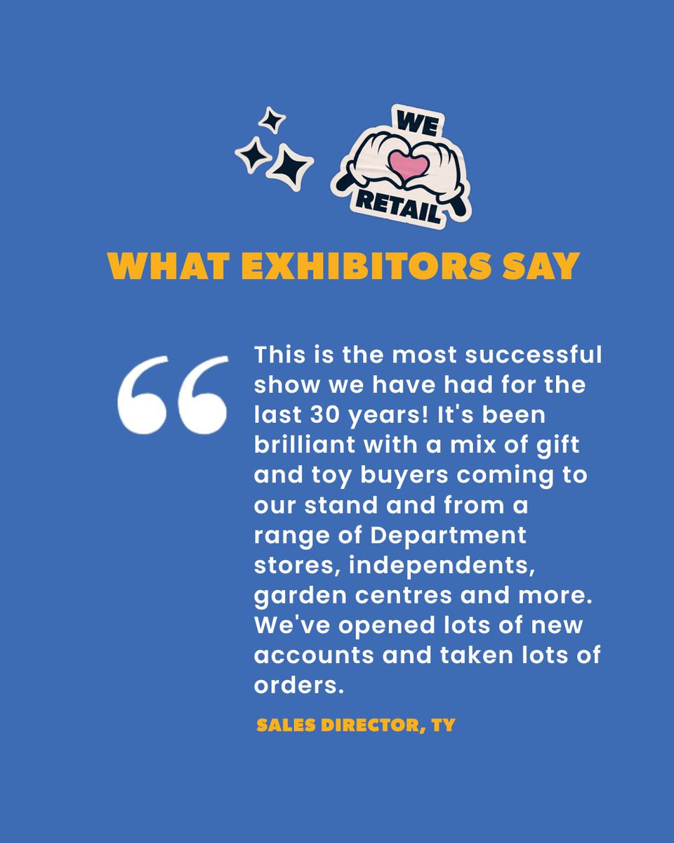 SpringAutFair's tweet image. Interested in exhibiting at #SpringFair?
Our exhibitors say it best, from meeting engaged buyers to showcasing their latest collections, the energy on the show floor is unmatched. ✨
#SpringFair is the place to be. 🌸
#SpringFair2026 #Retail
