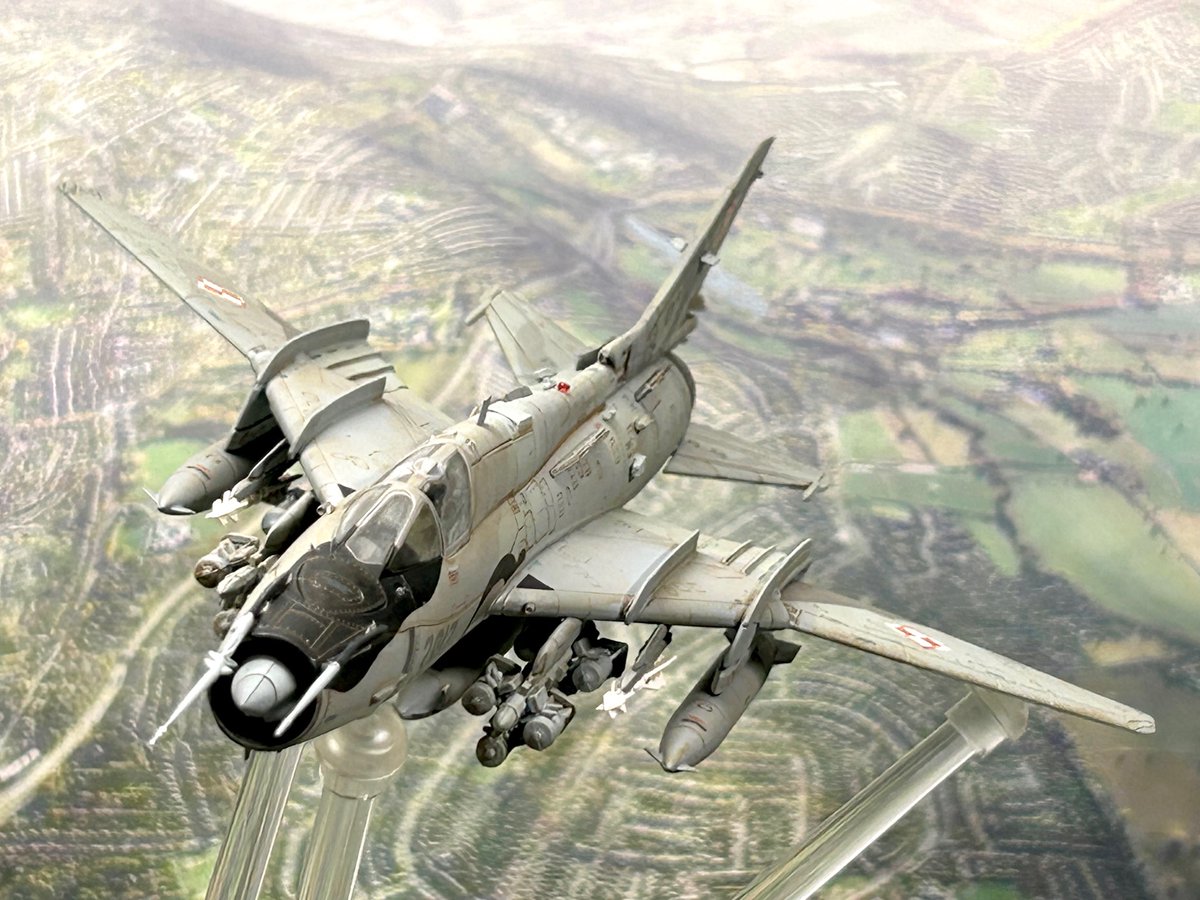akabou_himawari's tweet image. 🇵🇱#ポーランド機コレクション
Su-22 #フィッター #Fitter
ウェザリングがいい味だしてますね。