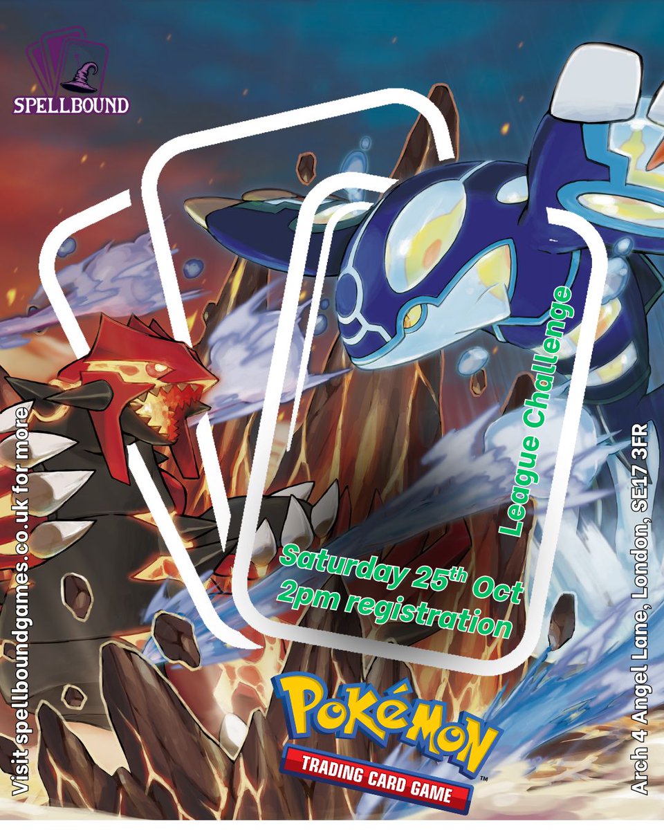 Pokemon Trainers!

There are still tickets left for our October Challenge. We will be using Mega-Evolution as prize packs so don't miss out.

#pokemontcg