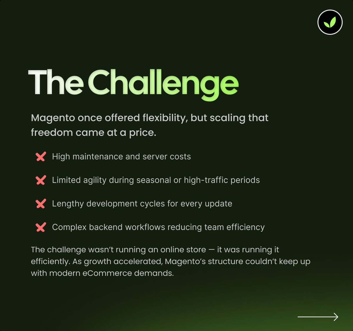 DevelopiosA's tweet image. Thinking about moving your store from Magento to Shopify? 🤔
We’ve outlined the common challenges, practical solutions, and key lessons learned from the migration journey.
Check it out before you make the move!
#Shopify #Magento #EcommerceGrowth #BusinessStrategy
