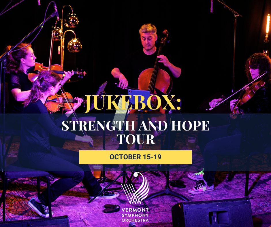 frankhorvat's tweet image. Honoured that members of the @VermontSymphony will perform movements from my string quartet The Thailand HRDs in their Jukebox tour.
🎶 Music as strength. Music as hope. Music as change.
vso.org/events/
#VSO #NewMusic #ComposerLife #MusicForChange