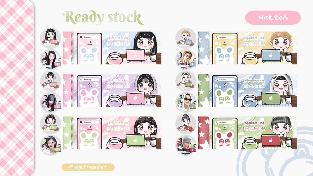 🍡. a repost would be appreciated!

h-eloOu. . ! Lily bawa 6 layout chibi ready stock dengan tema "Nak Bea" yang hobi refresh # tiap dtik! &amp; bisa di take sekarang lewat dm iah :3

୨୧ PRiCe ; 21.000
୨୧ Free Retext

#zonaba #zonauang