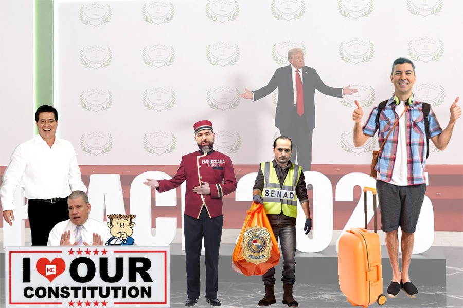 CuartoPoder_Py's tweet image. 🔴ÑE'E ÑEMI RECARGADO 🤫🔇🔞
#Martes
◾️Qué buena la foto de $anti el viajero consuetudinario en la firma de la paz en Medio Oriente, y con esto; “Ya estamos mejor” 👌🏼
***
◾️Al fin sacó algo bueno de los innumerables viajes que ya hizo a costillas del pueblo. Algo es algo, he’i…