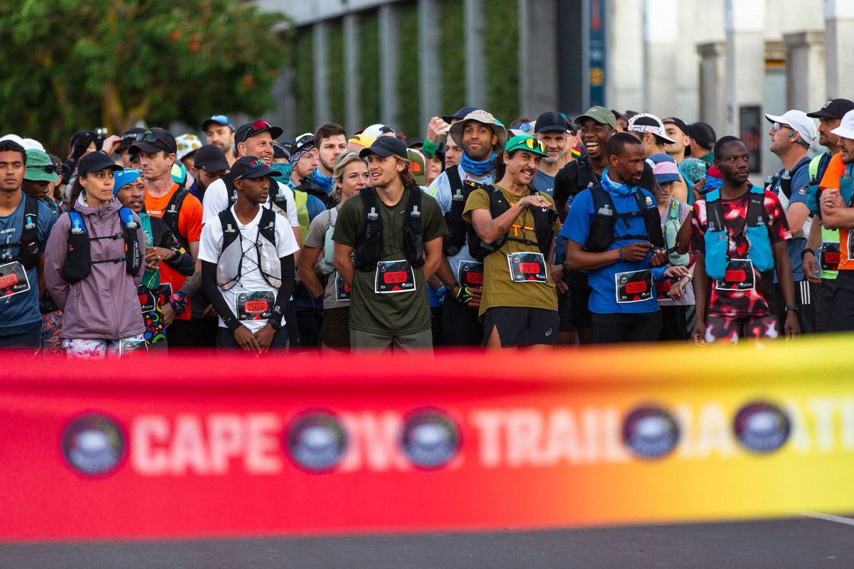_CrystalAugust's tweet photo. ** Race week hits differently this year! 🏔️ Last year, I stood at this start line ready to test my limits in the Cape Town Ultra Trail Marathon. This year, I’m navigating a new kind of endurance😄  sleepless nights, recovery, and rediscovering strength after birth. ** https://t.co/W731C9JoJB