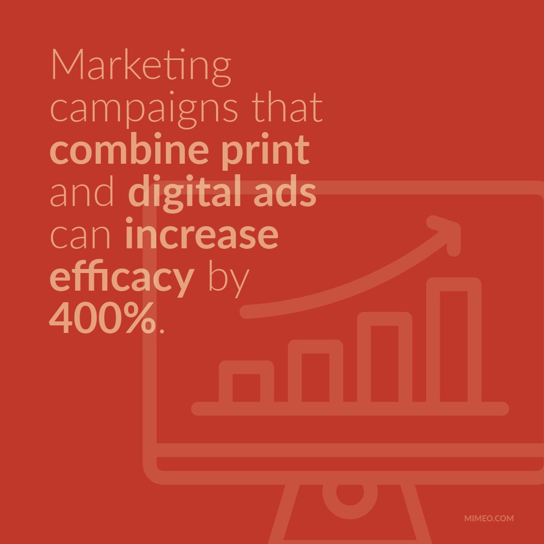 We're not just talking impact—we're talking about amplified impact. Pairing tangible print with digital touchpoints keeps your brand top-of-mind and impossible to ignore. 

Let's create something. #OmnichannelMarketing #MarketingROI #CreateLastingImpressions